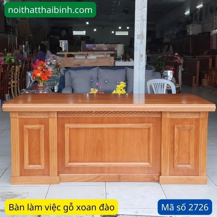 Bàn làm việc gỗ đẹp