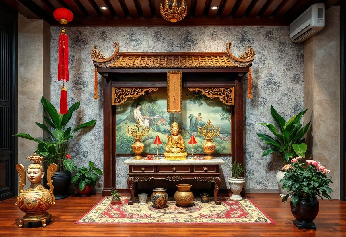 5 lưu ý đặt bàn thờ trùng hướng nhà cực nguy hiểm