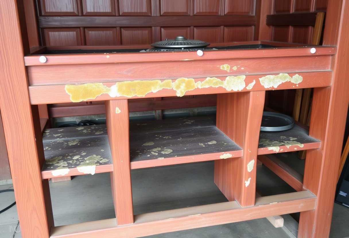 5 cách xử lý bàn thờ gỗ bị mốc khi trời nồm