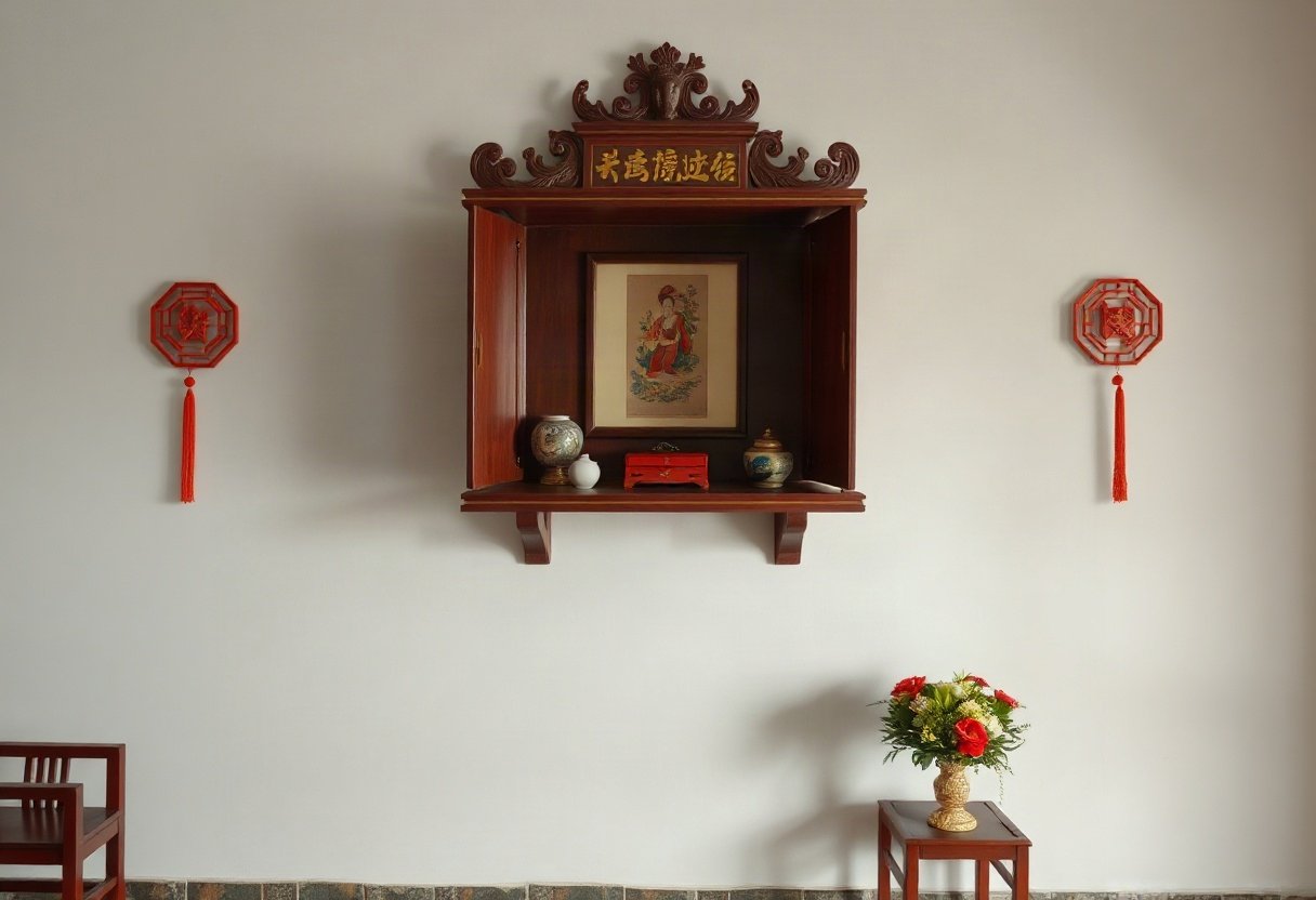 Bàn thờ treo tường theo phong thủy