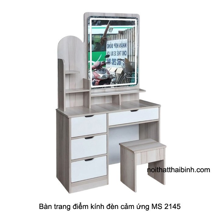 Bàn trang điểm kính đèn cảm ứng MS 2145