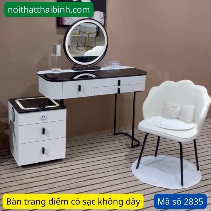 Bàn trang điểm có sạc không dây