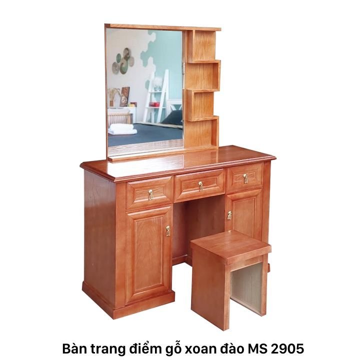 Bàn trang điểm gỗ xoan đào