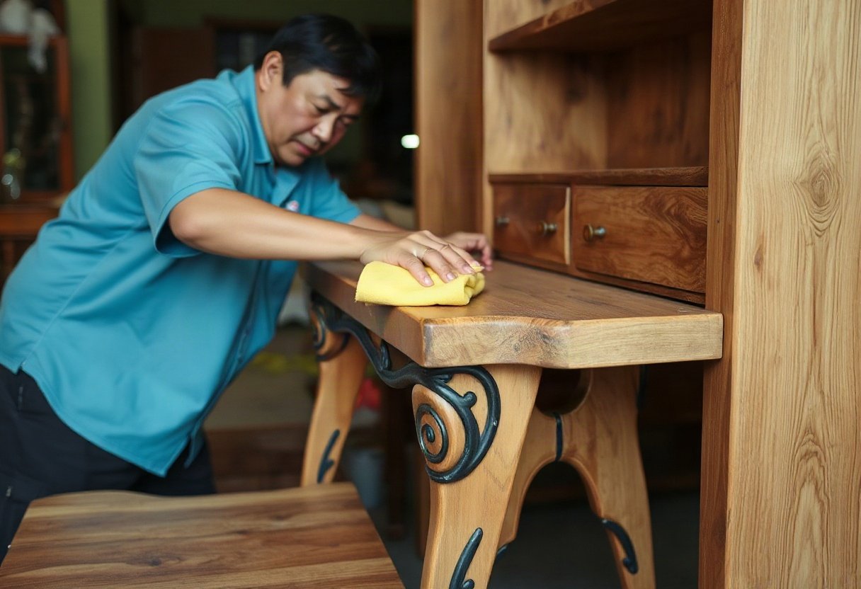 Bảo quản và vệ sinh gỗ tràm