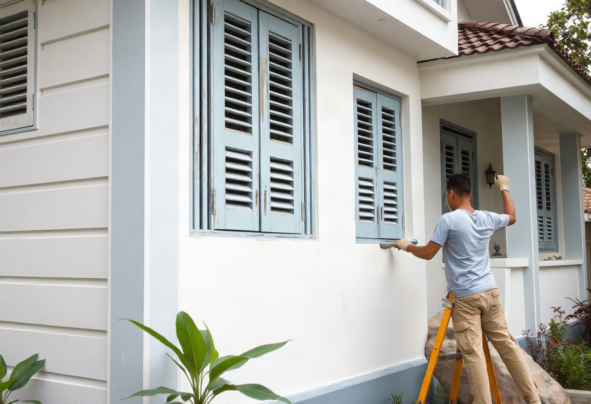 Bảo trì sơn ngoại thất định kỳ