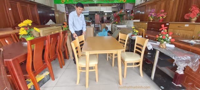 Bộ bàn ghế ăn giá rẻ