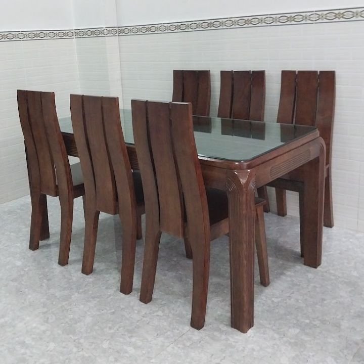 Nơi bán bộ bàn ăn gỗ cao cấp 6 ghế