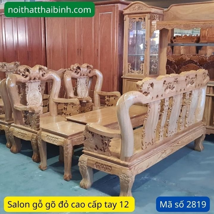 Salon Gỗ, Bộ Bàn Ghế Sa Lông Gỗ Đẹp TPHCM