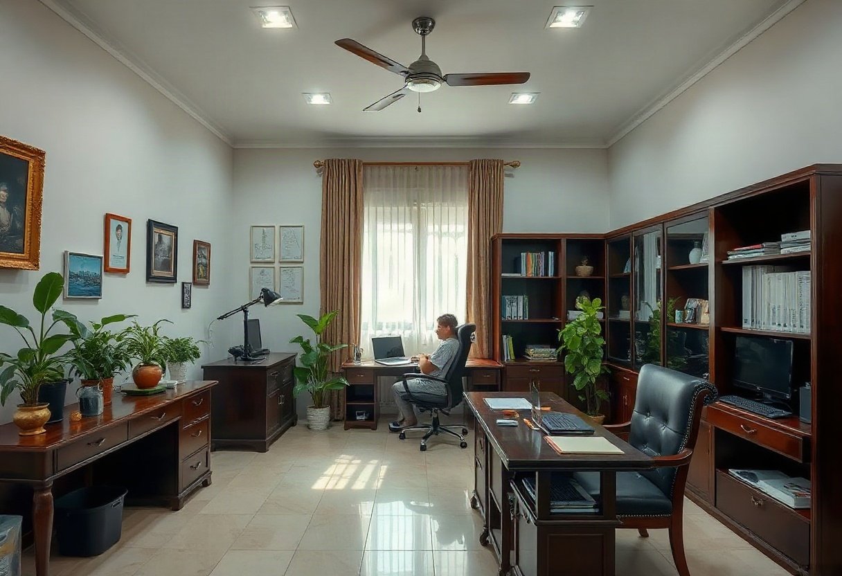 Bố trí nội thất phòng giám đốc