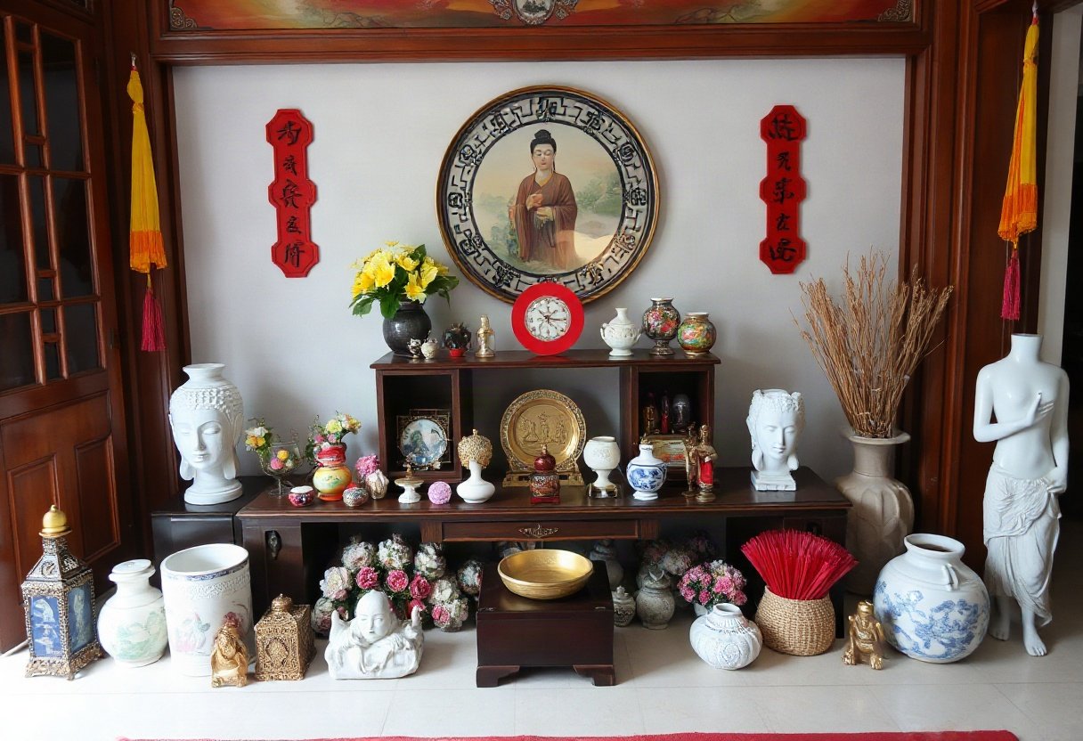 Cách bài trí bàn thờ hợp phong thủy