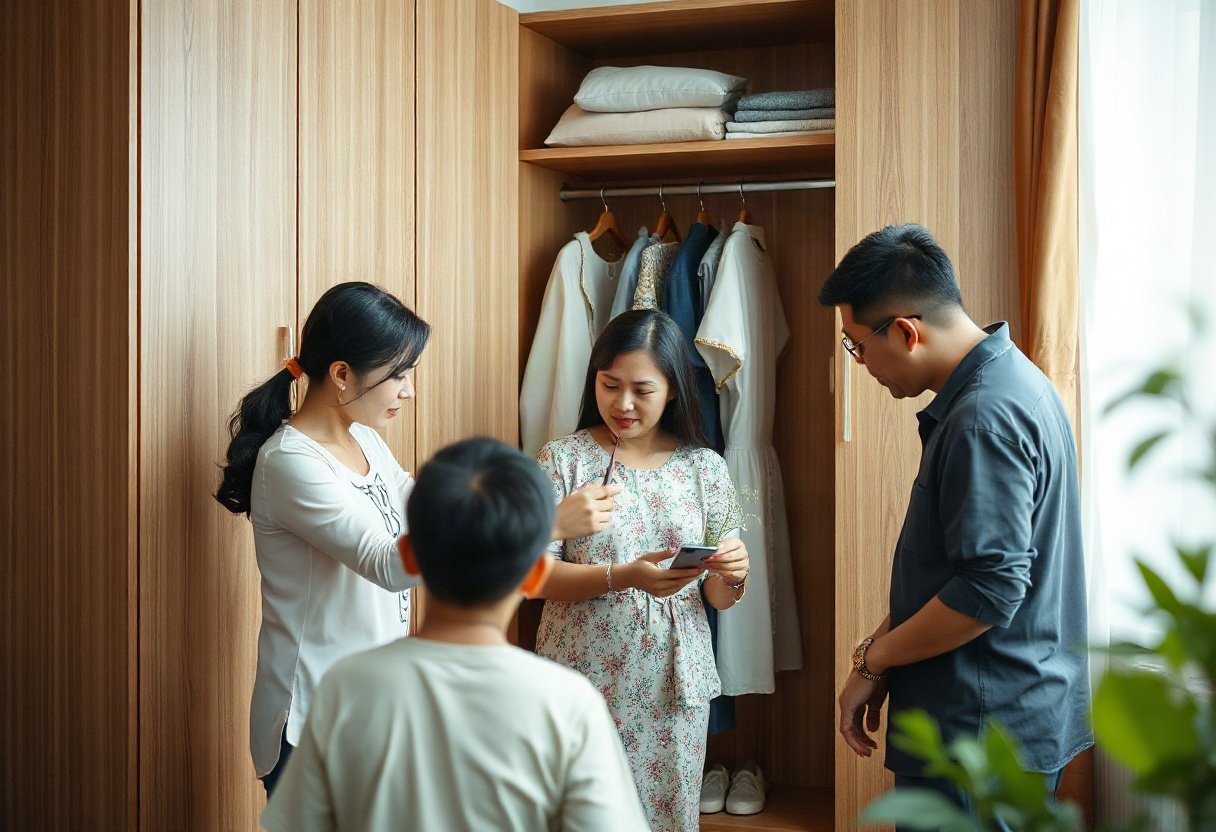 Chọn tủ áo hợp phong thủy nhà ở