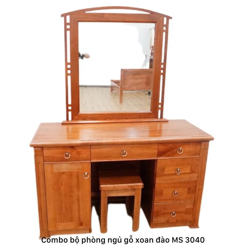 Bàn trang điểm gỗ xoan đào