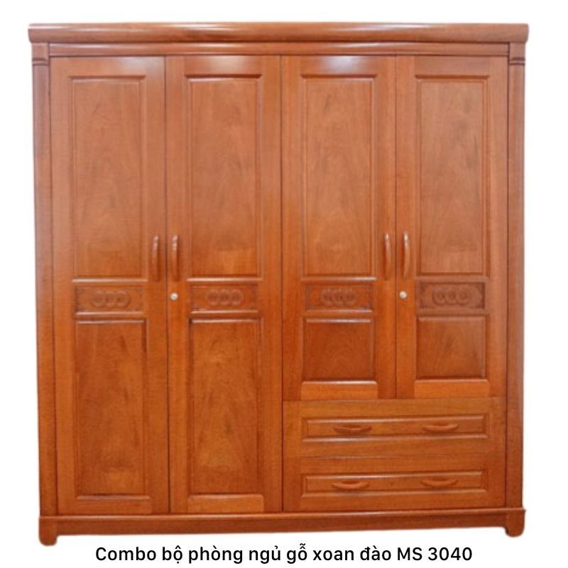 Tủ quần áo gỗ xoan đào