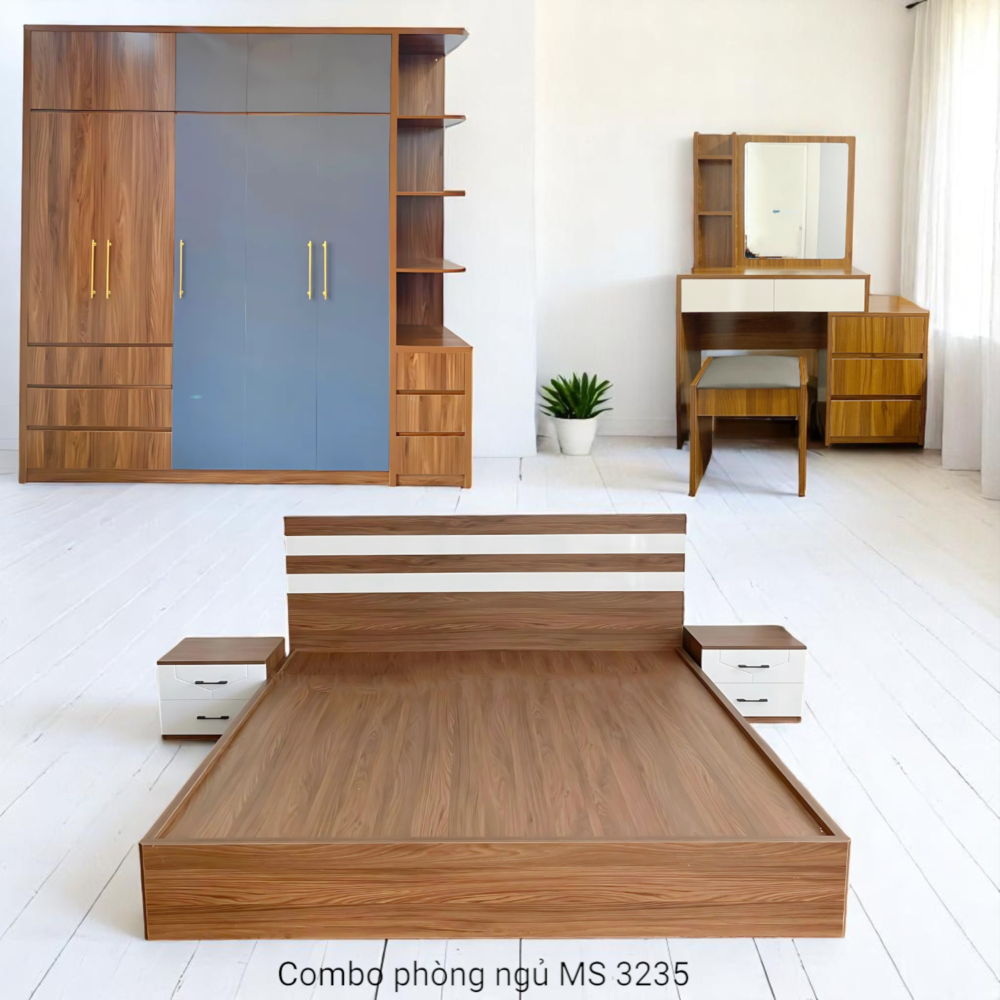 Combo phòng ngủ gỗ công nghiệp