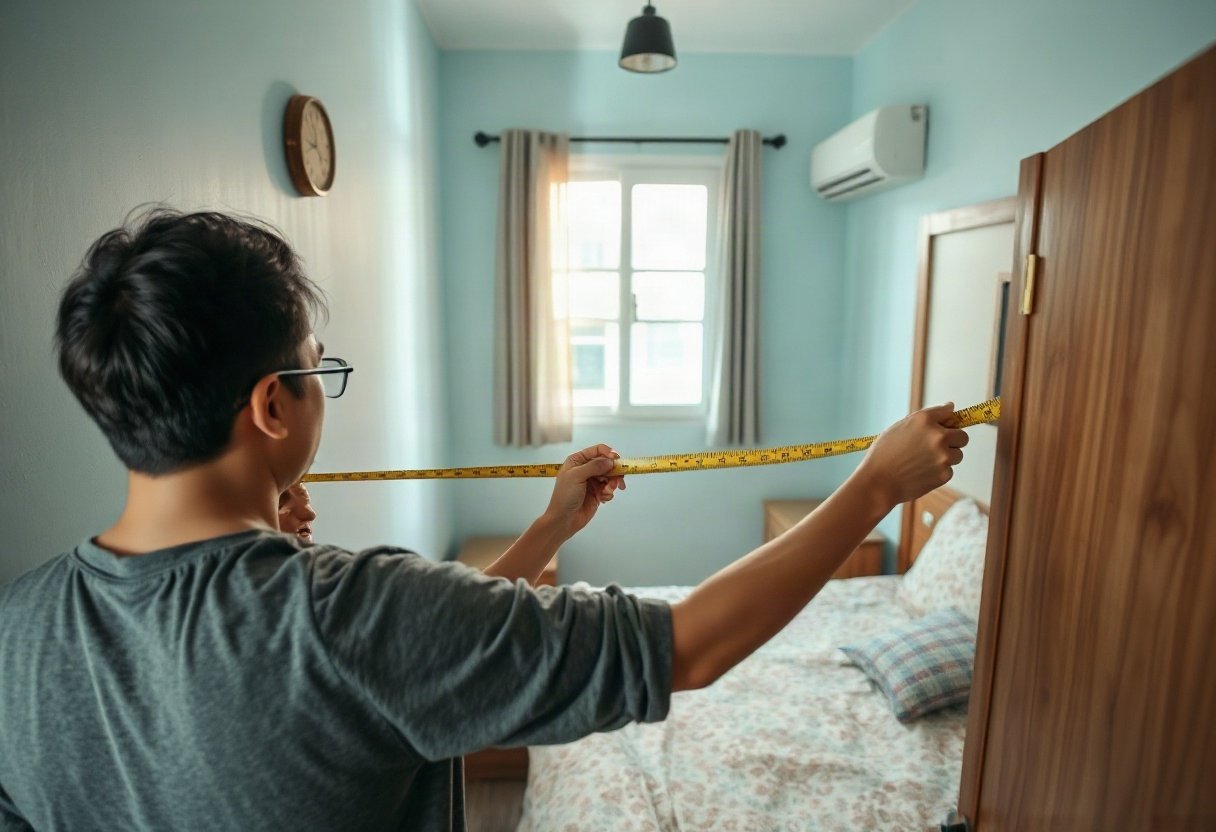 Đo diện tích phòng ngủ