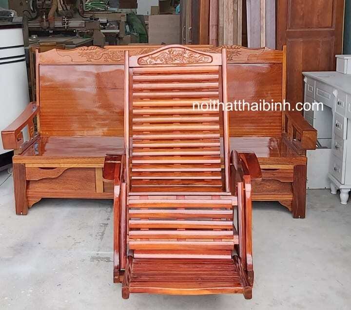 Ghế gỗ thư giản gỗ tự nhiên thiết kế cong thư giãn Ghế gỗ thư giãn MS 1123