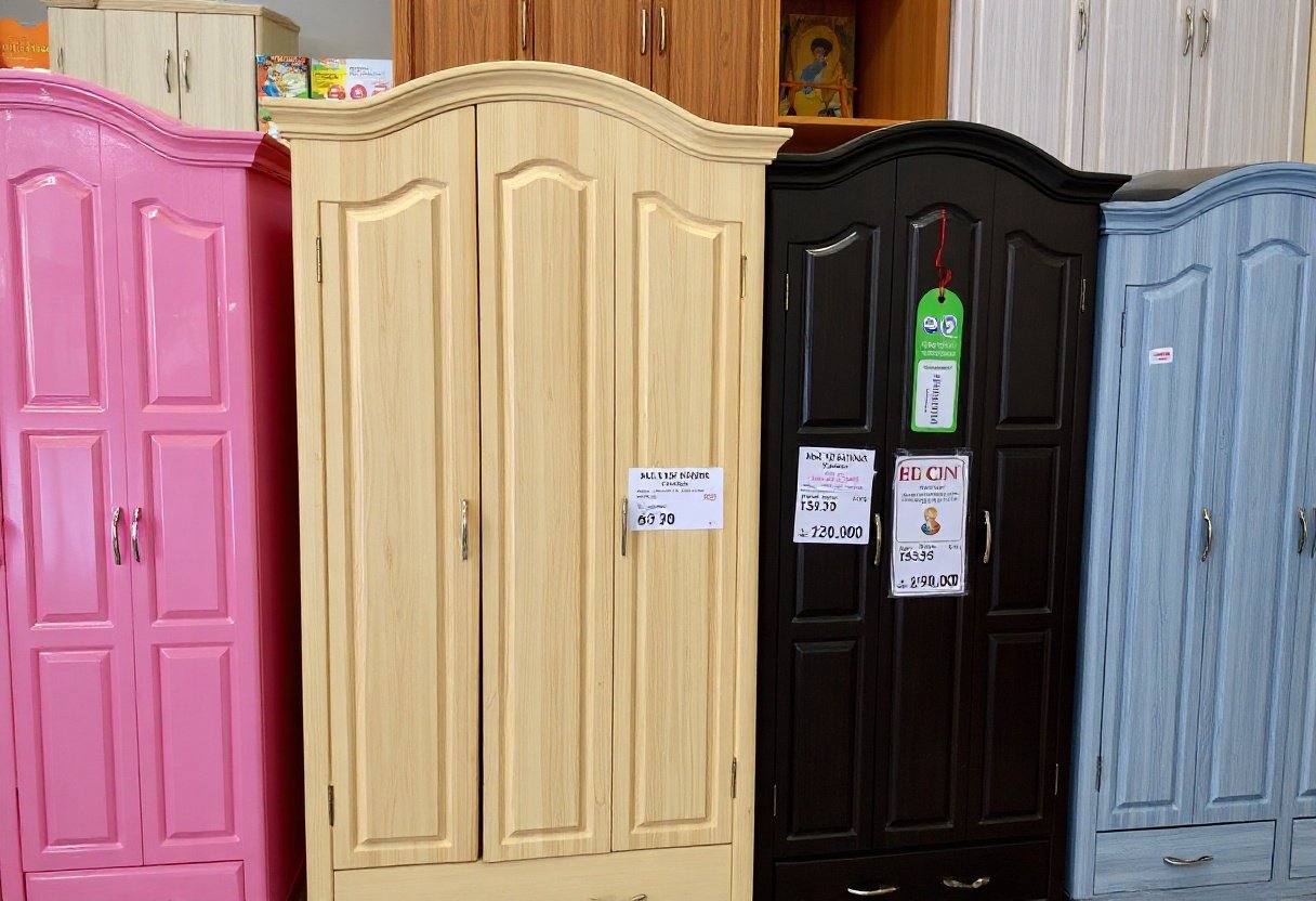 Giá của các loại tủ quần áo cho bé