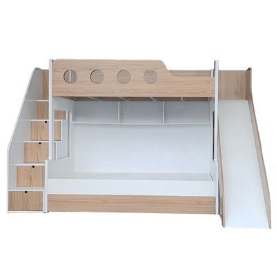 Giường tầng có cầu trượt đẹp MS 2646