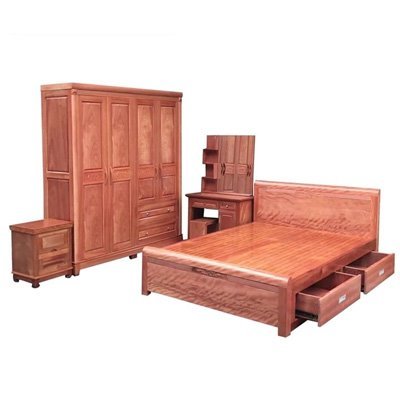 Trọn bộ phòng ngủ gỗ xoan đào MS 2719