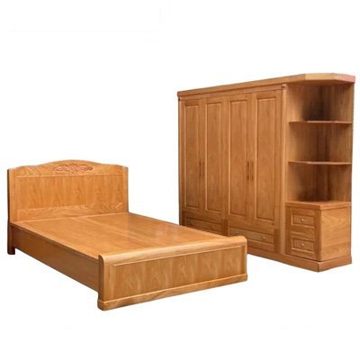 Bộ giường tủ gỗ tự nhiên MS 2759