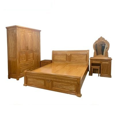 Bộ phòng ngủ gỗ đinh hương MS 2761