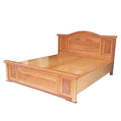 Giường gỗ tự nhiên vân đinh hương MS 2789 | GIAO HỎA TỐC TPHCM