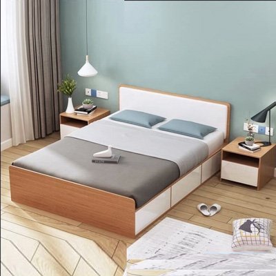 Giường ngủ hiện đại đẹp MS 2795