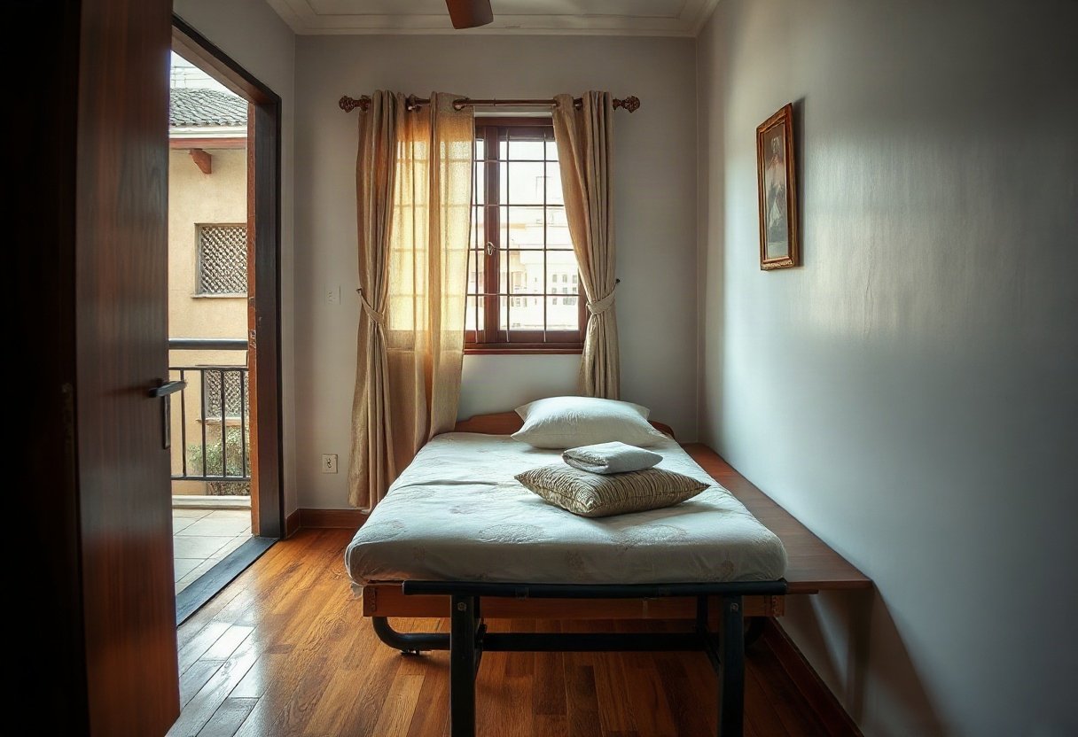 Giường gấp gọn cho phòng nhỏ
