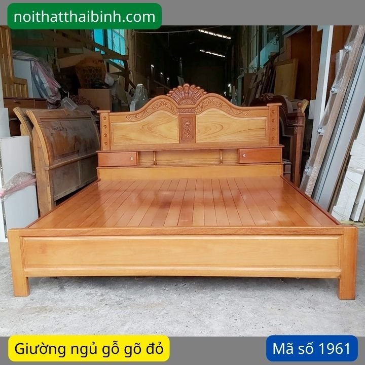 Giường gõ đỏ