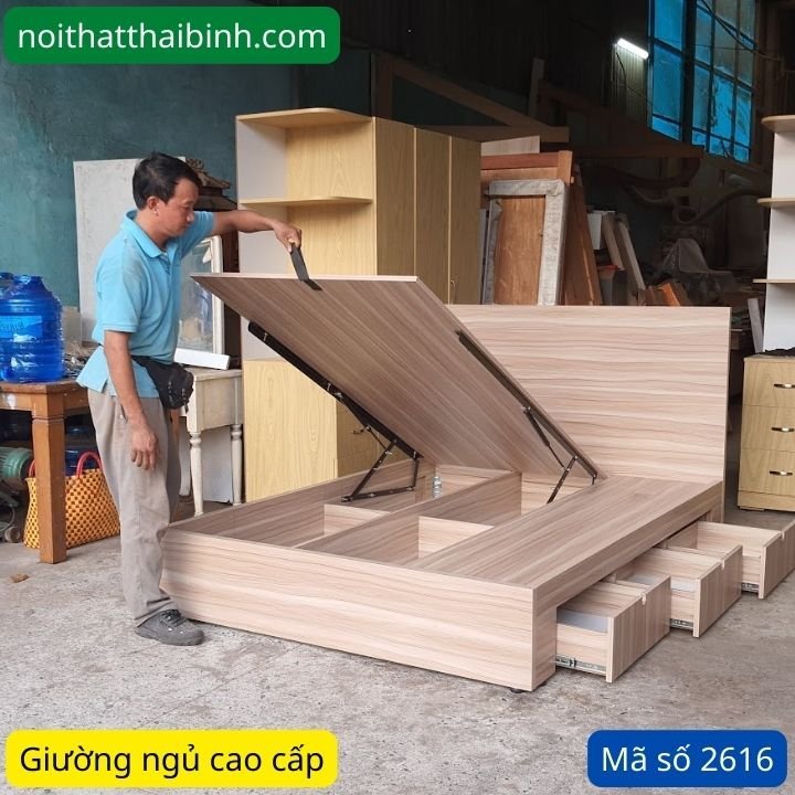 Giường vạt nâng