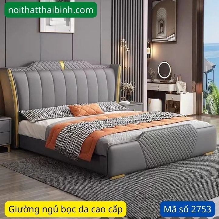 Nơi bán giường ngủ bọc da ngoại nhập Nơi bán giường ngủ bọc da ngoại nhập
