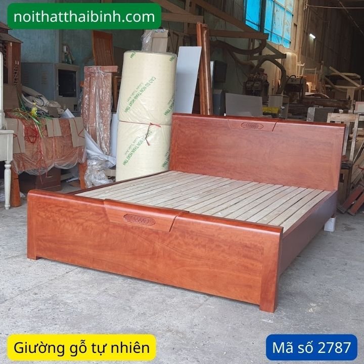 Giường ngủ làm từ gỗ gội