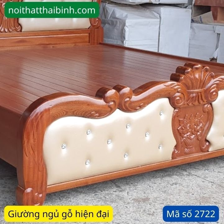 Giường ngủ gỗ cao cấp