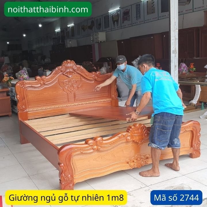 Giường ngủ gỗ tự nhiên chất lượng