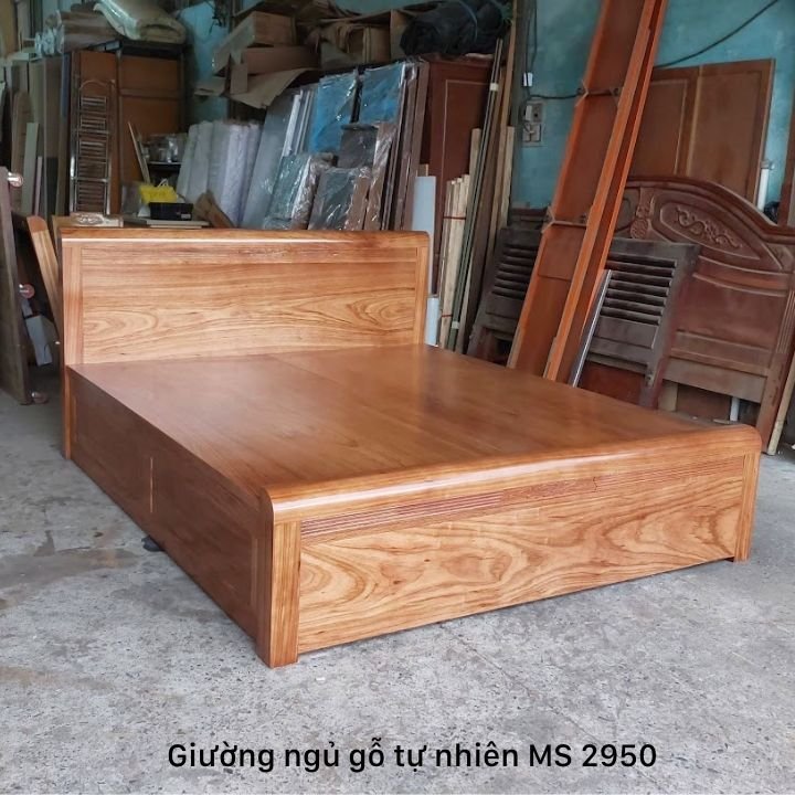 Giường ngủ gỗ tự nhiên cao cấp