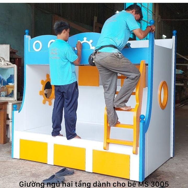 Mẫu giường tầng cho bé