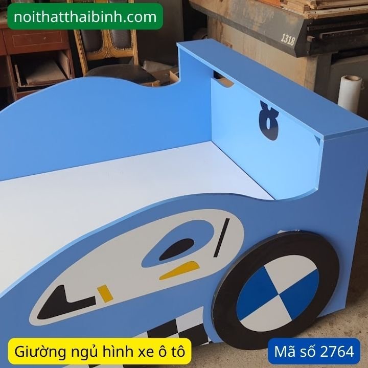 Giường hình xe ô tô cho trẻ em