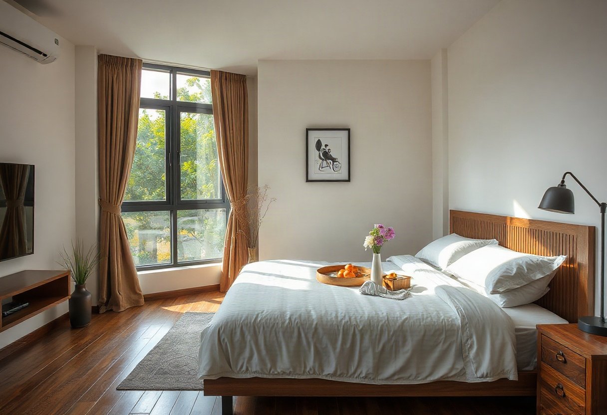 Giường ngủ phong cách hiện đại