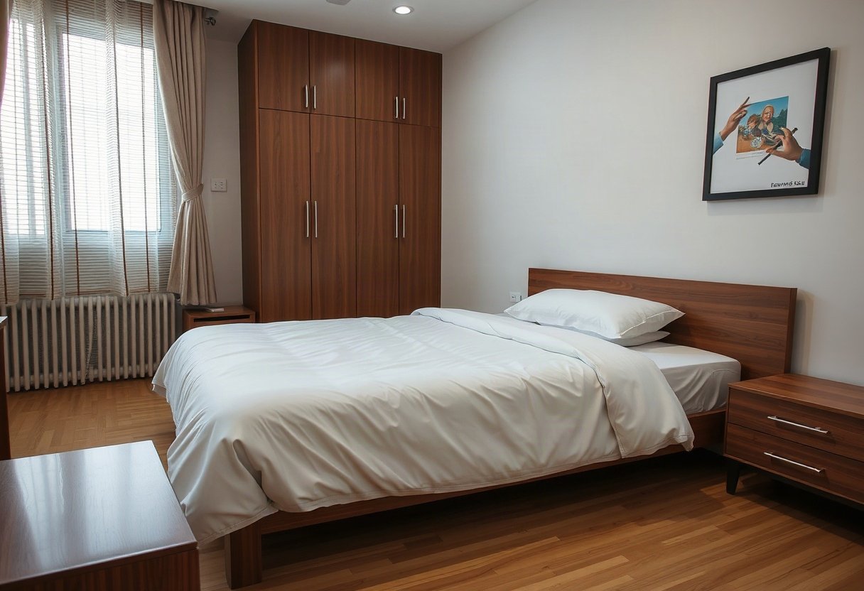 Giường ngủ phong cách tối giản
