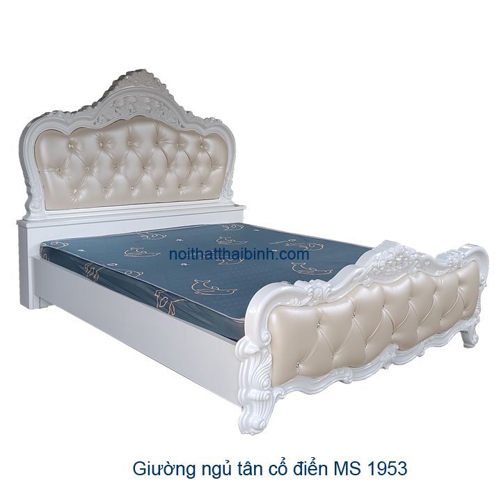 Giường ngủ tân cổ điển MS 1953