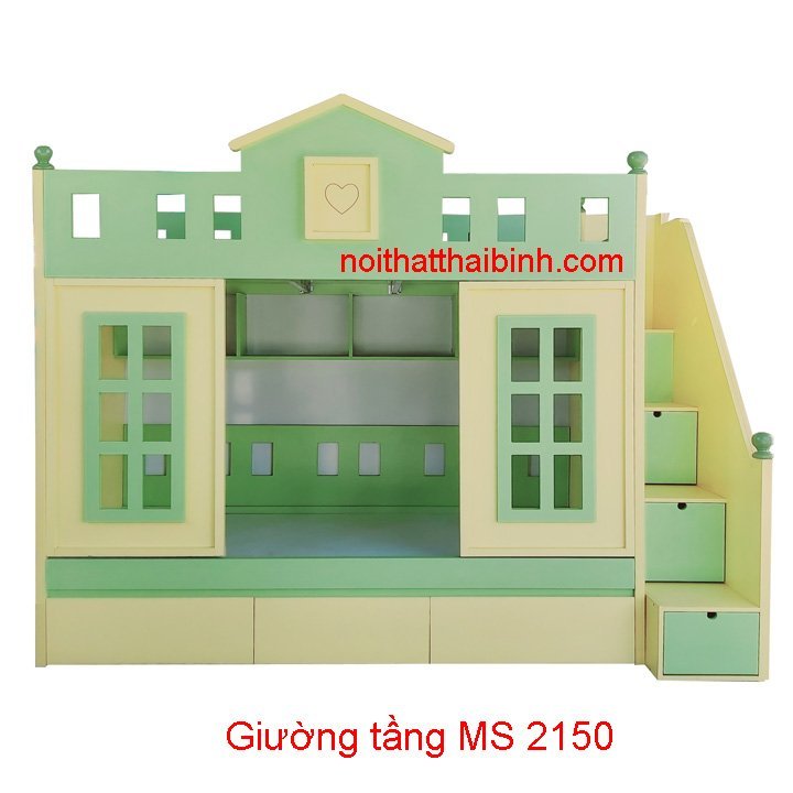Giường tầng hình ngôi nhà MS 2150