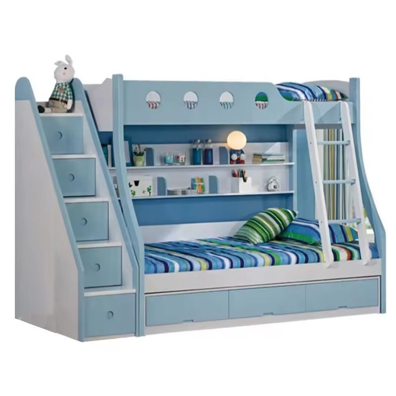 Giường tầng màu xanh MS 3136