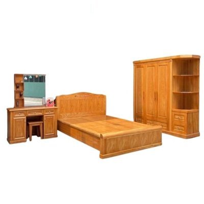 Bộ phòng ngủ gỗ gõ đỏ hiện đại MS 2768