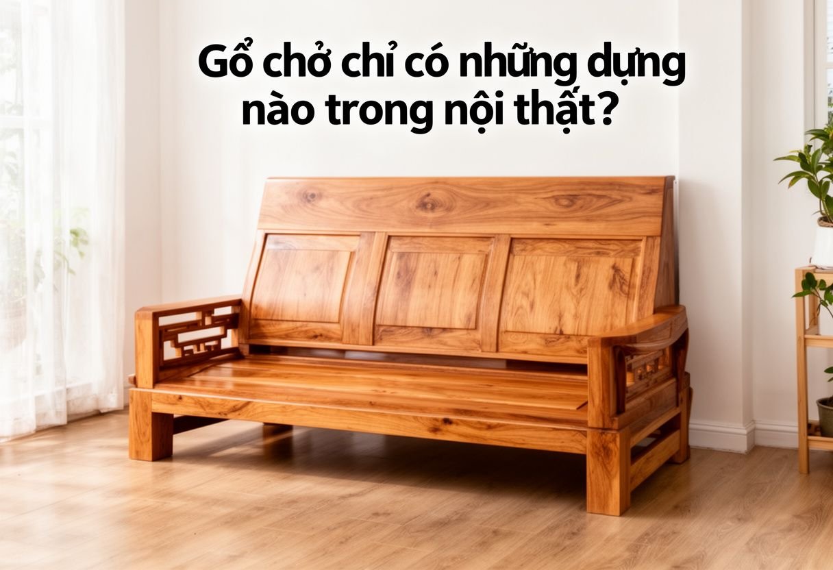gỗ chò chỉ là gì - Gỗ chò chỉ có những ứng dụng nào trong nội thất?