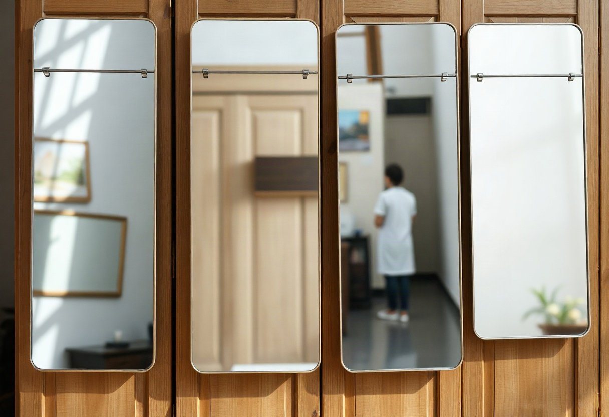 Gương phẳng tốt nhất cho tủ quần áo