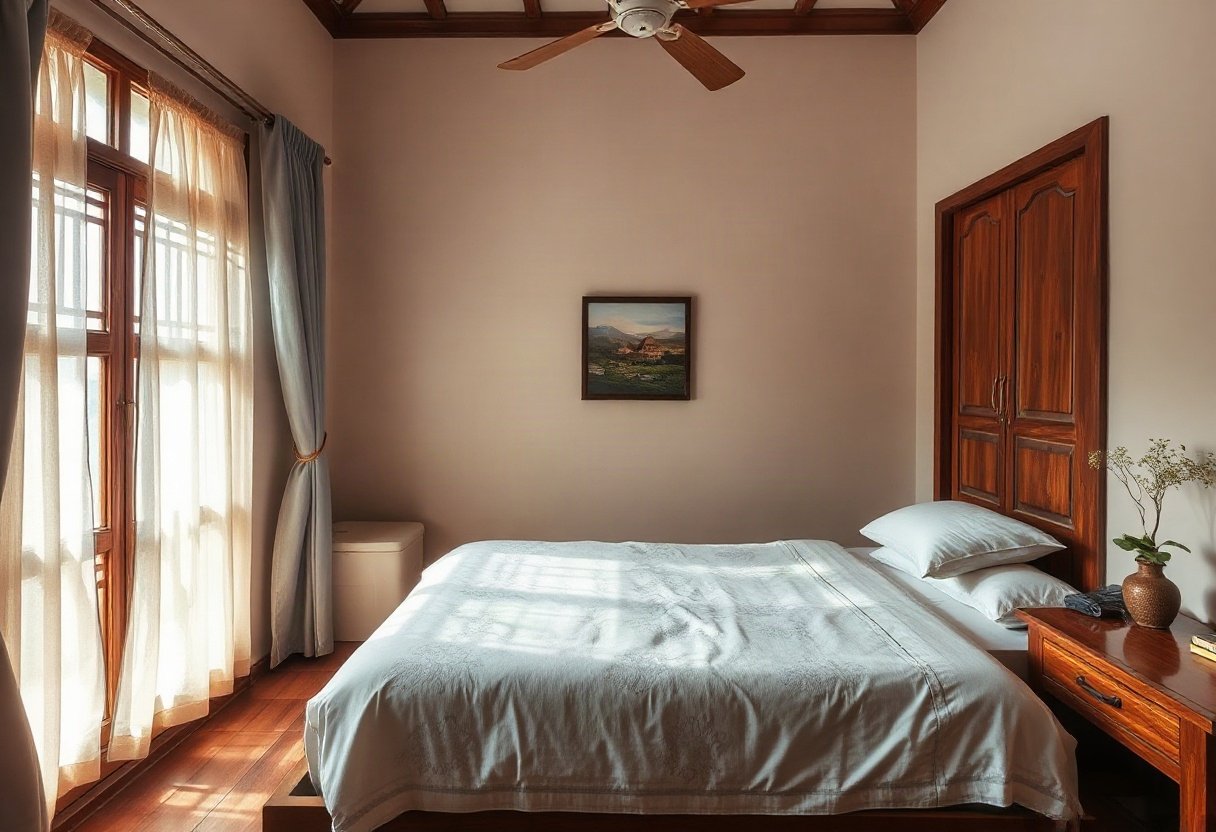 Hướng Tây Bắc trong phòng ngủ hợp phong thủy