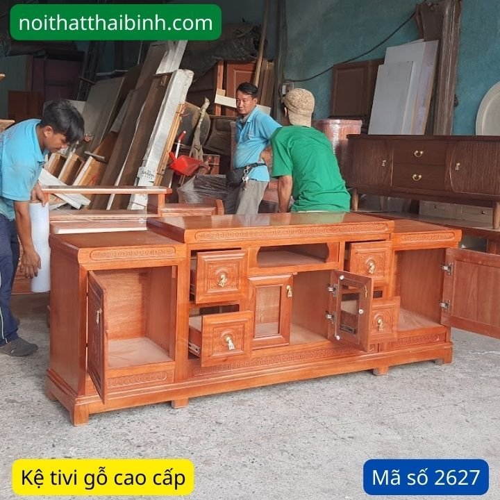 Kệ tivi gỗ Đinh Hương đẹp