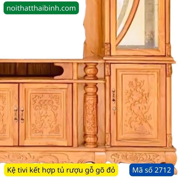 Kệ tivi kết hợp tủ rượu đẹp