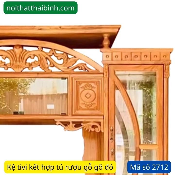 Kệ tivi kết hợp tủ rượu