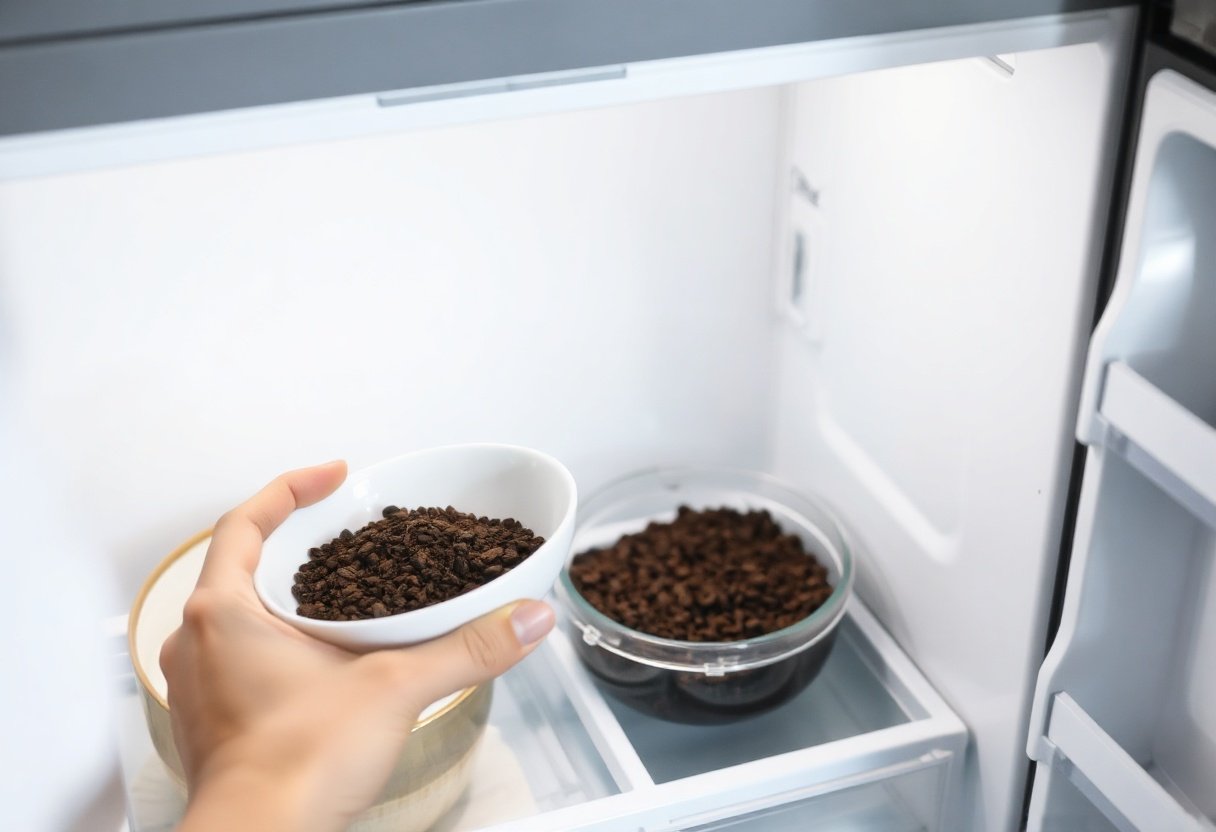 Kết luận về bã cà phê khử mùi tủ lạnh
